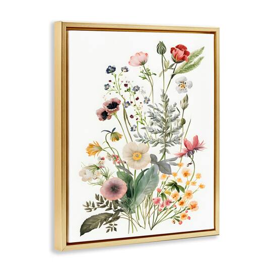 Stupell Industries Subtle Spring Blossoms Floater Framed Art